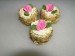 mini - dortíčky s růžičkou
